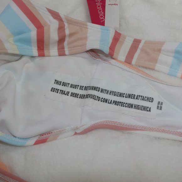 Xhilaration Pastel Stripe Hipster Bikini Bottom - Picture 4 of 6